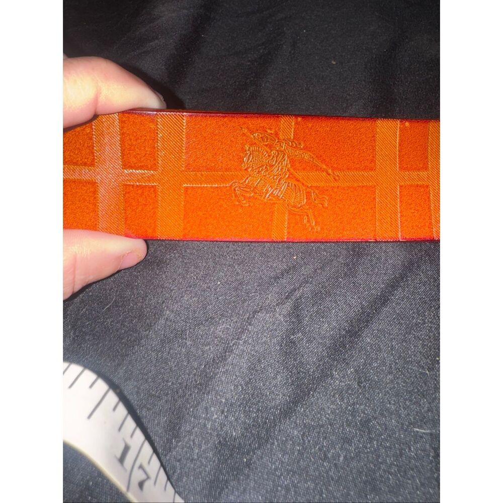 Authentic Burberry leather belt size 40/100 - Picture 5 of 12
